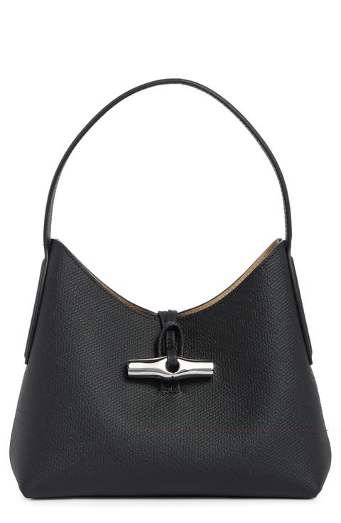 Extra Small Le Roseau Leather Hobo Bag