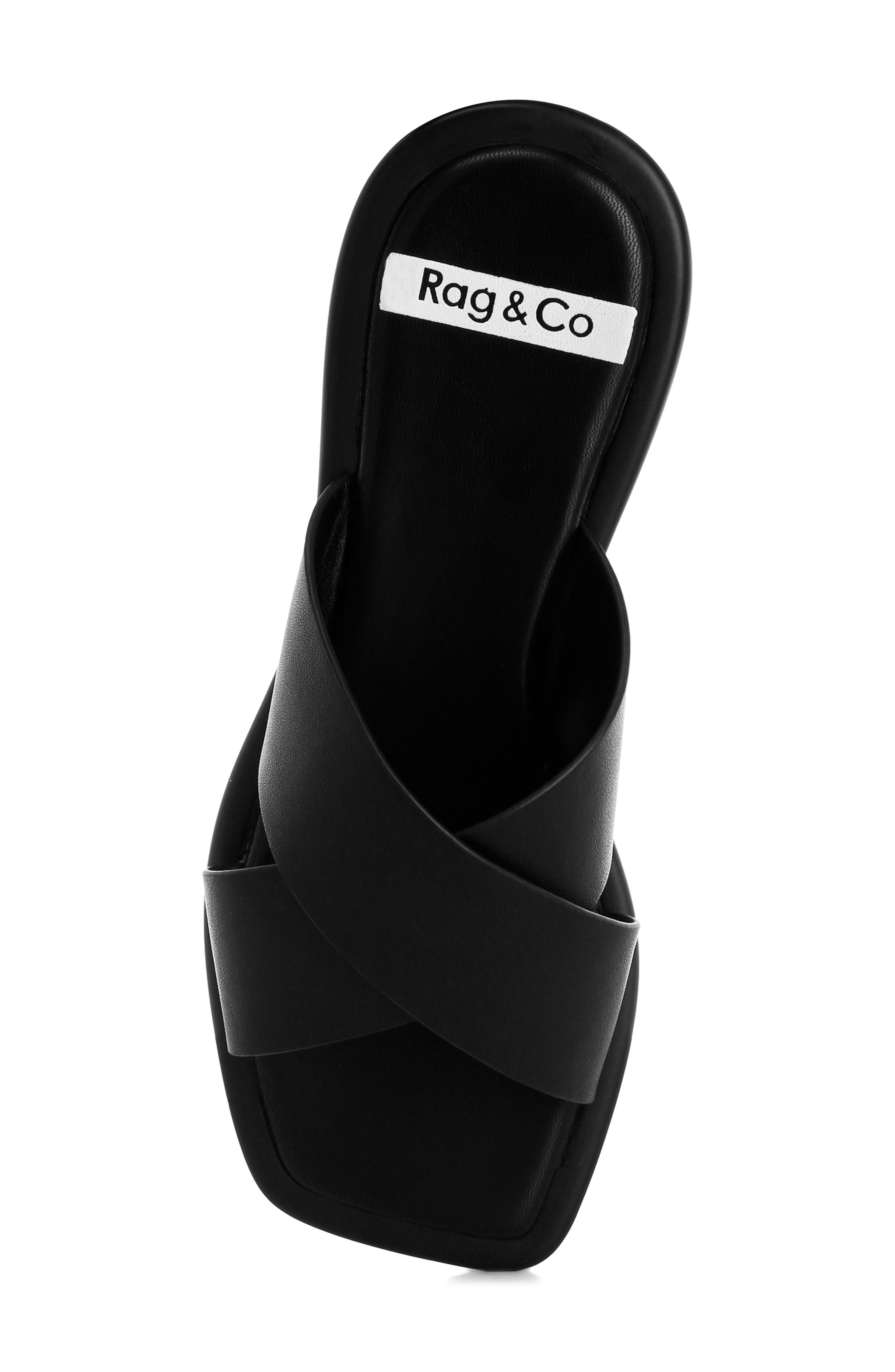 Shosa Slide Sandal, Alternate, color, BLACK