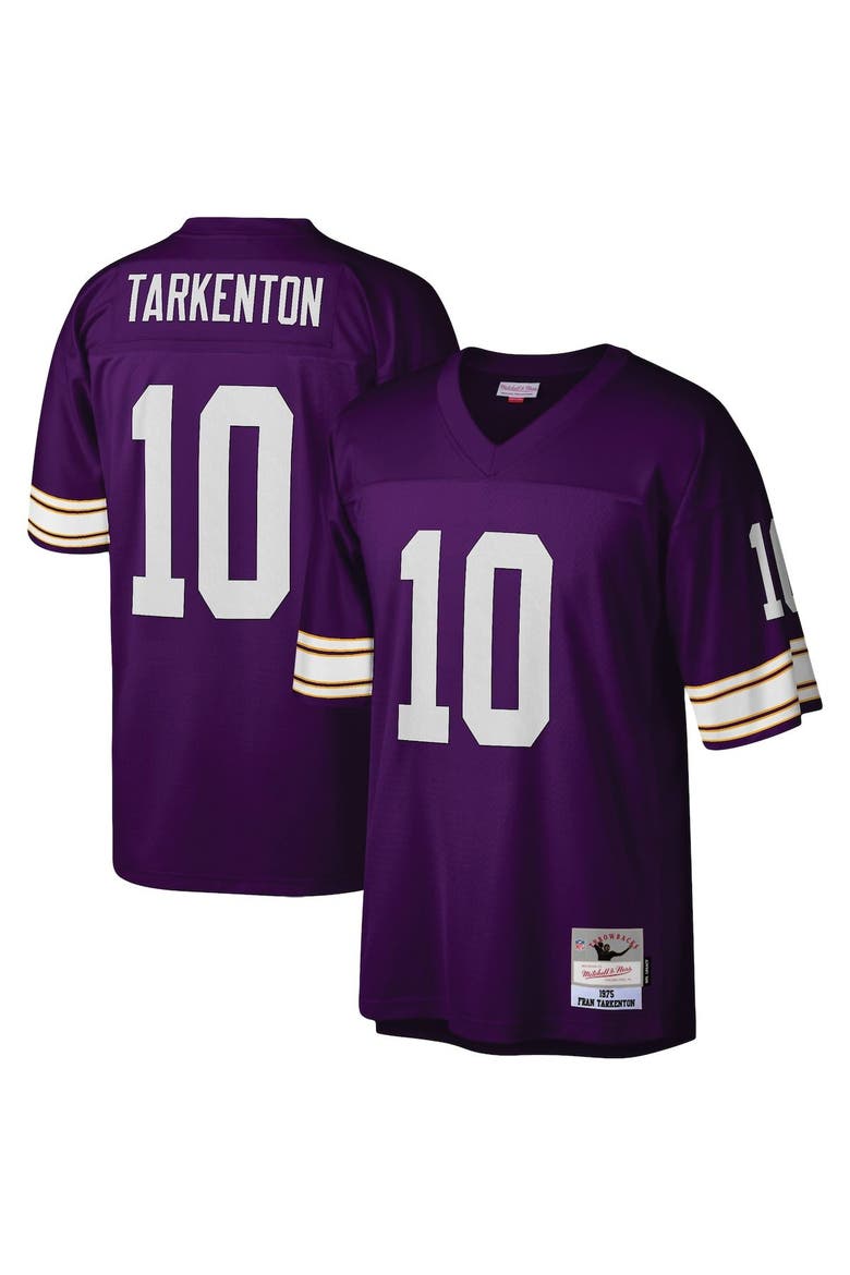 Men's Mitchell & Ness Fran Tarkenton Purple Minnesota Vikings Legacy Replica Jersey, Alternate, color, Purple