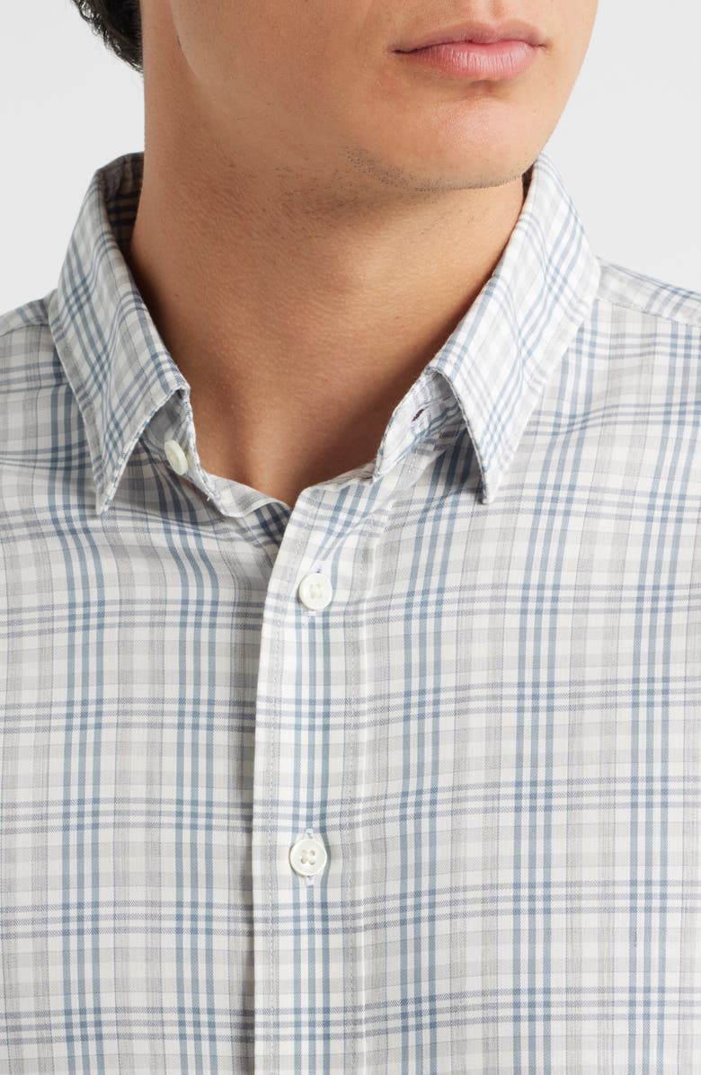 Faherty The Movement Button-Up Shirt, Alternate, color, Eagle Harbor Plaid