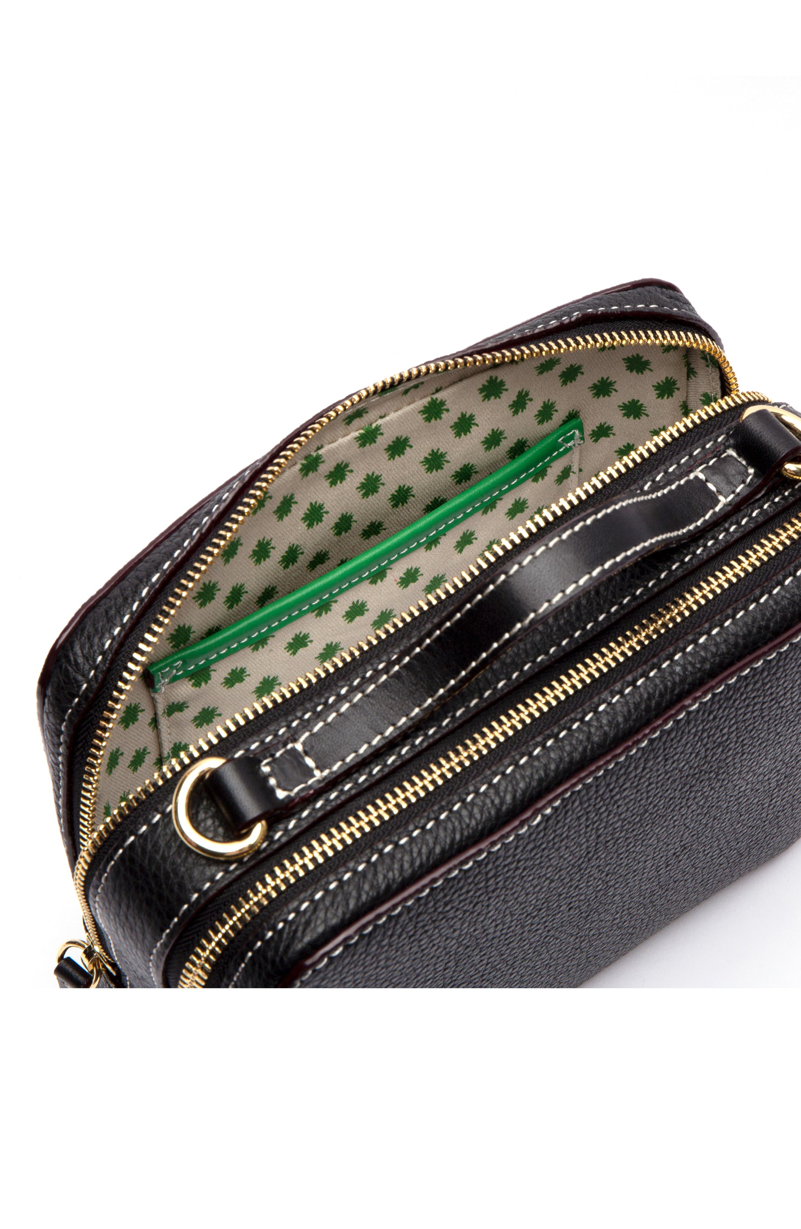 Frances Valentine Tumbled Leather Crossbody Bag, Alternate, color, 