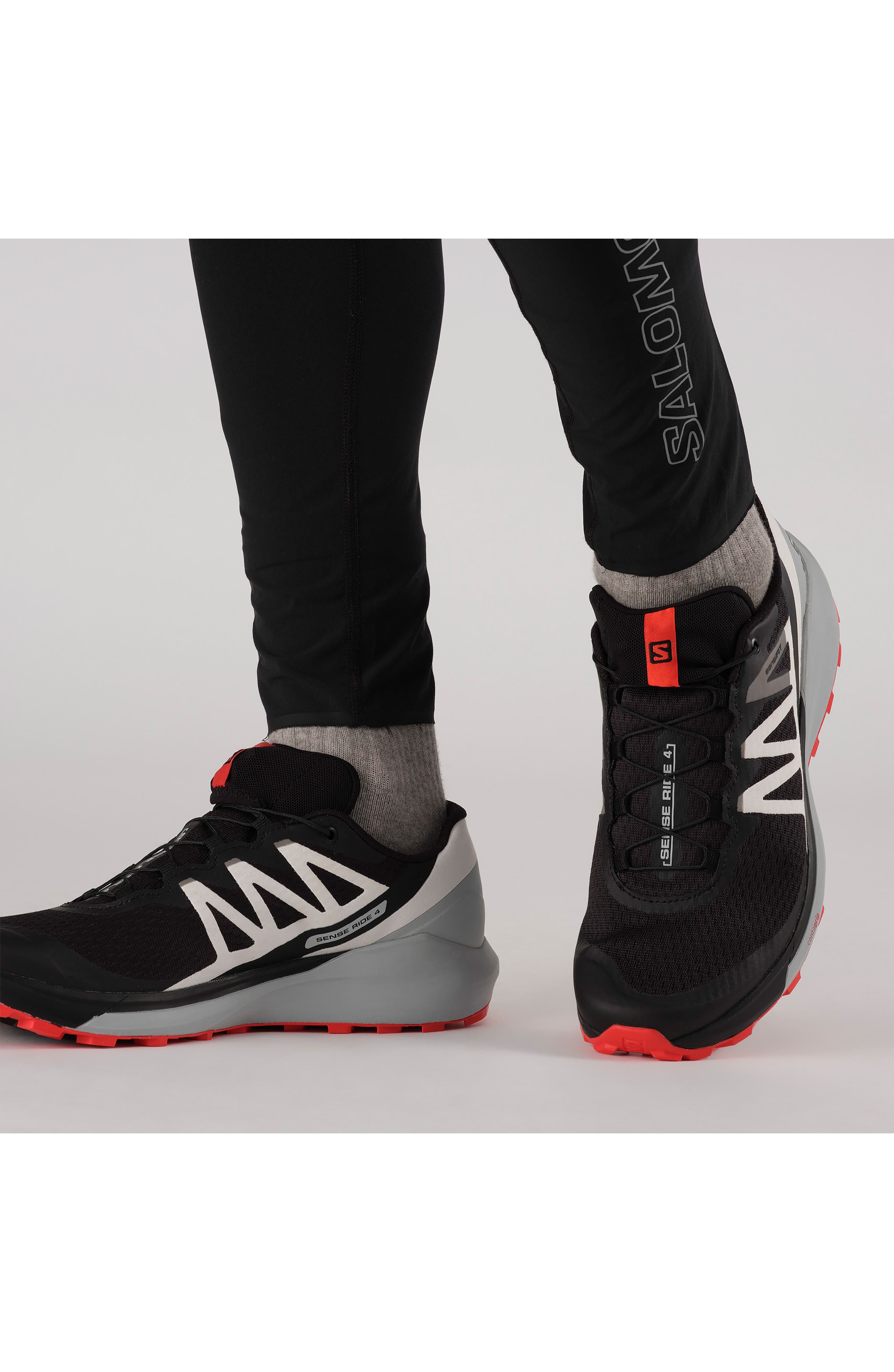 Salomon Sense Ride 4 Trail Running Shoe, Alternate, color, 