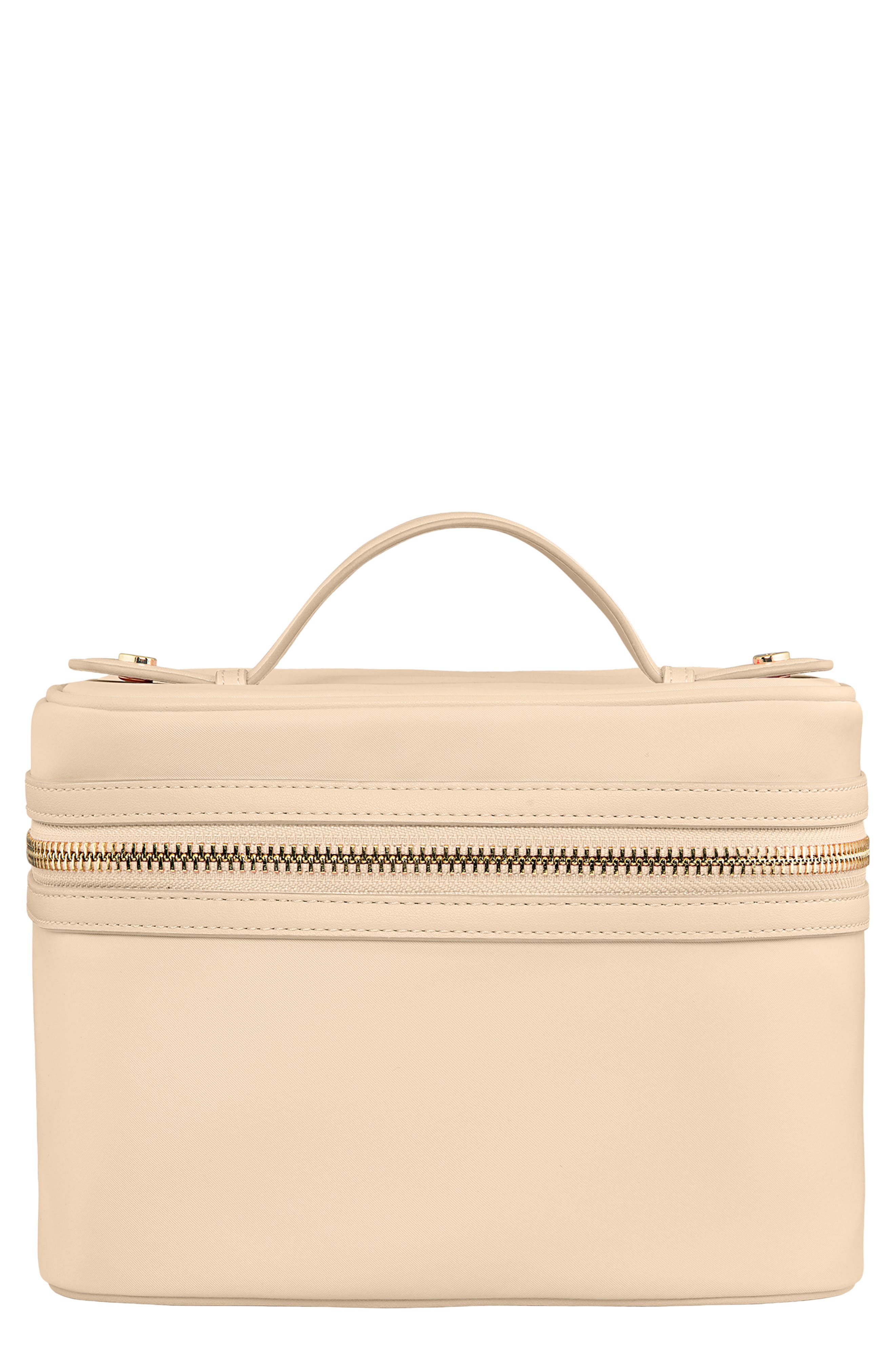 Nylon Vanity Case, Main, color, SAND