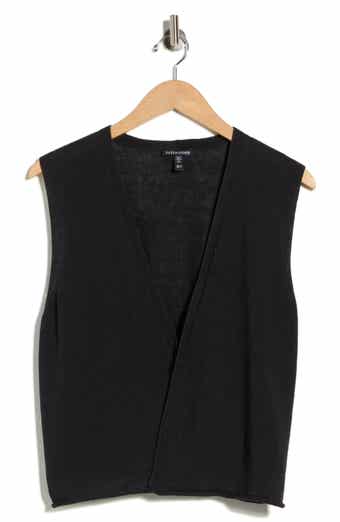 Eileen Fisher Tie Front Sweater Vest