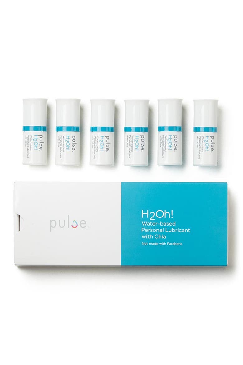 6-Pack H2Oh! Water-based Personal Lubricant, Main, color, NO COLOR