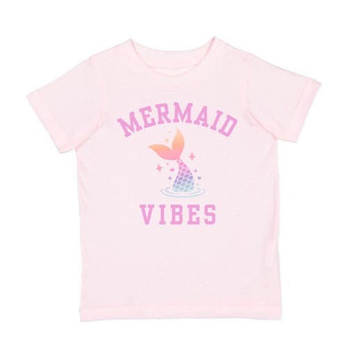 Sweet Wink Babies'  Mermaid Vibes Short Sleeve T-shirt In Pink