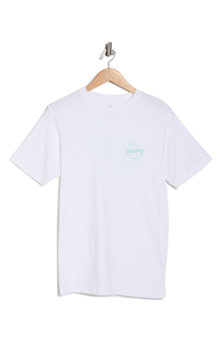 Billabong Eighty Six Logo Graphic T-Shirt, Alternate, color, White