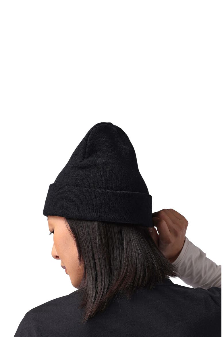 Patch Goat Beanie, Alternate, color, Black