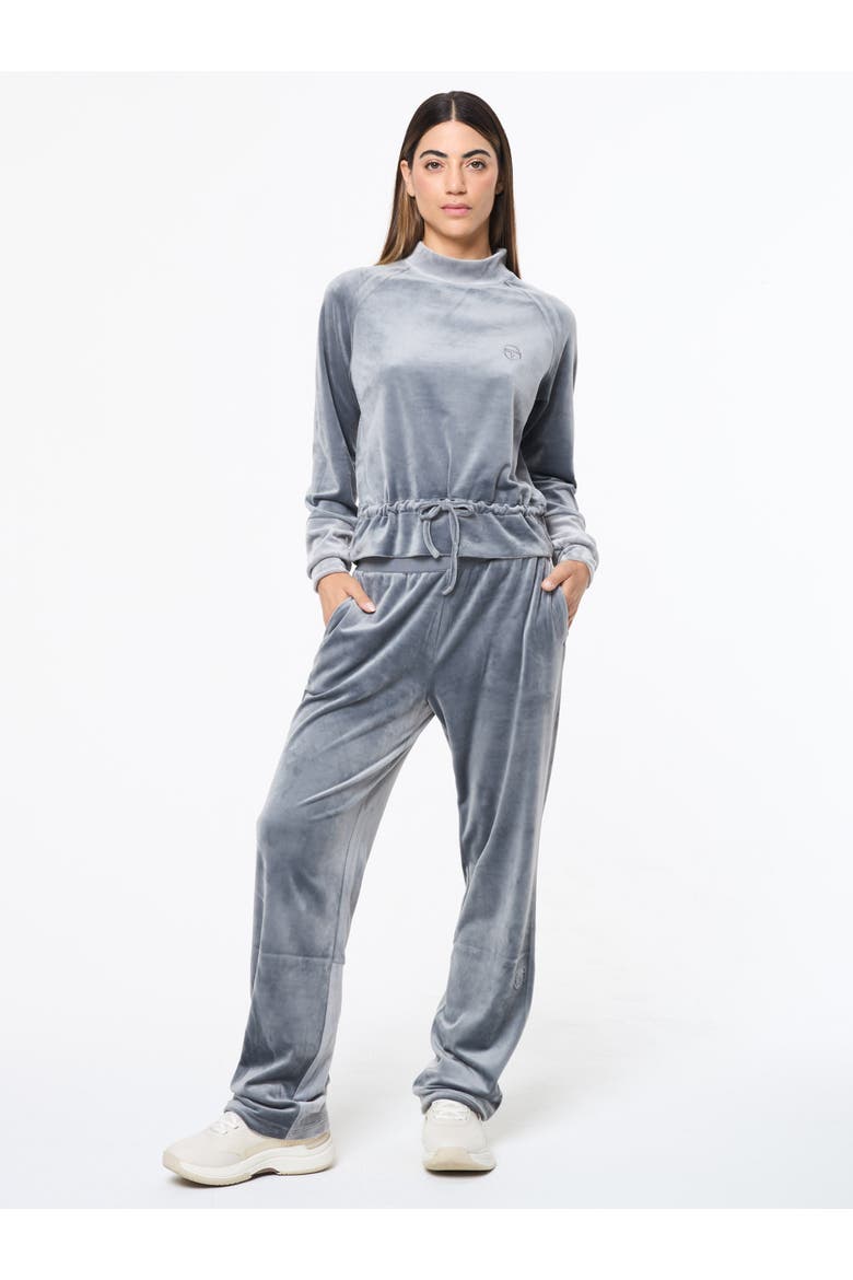 Lina Velour Top, Alternate, color, QUIET SHADE