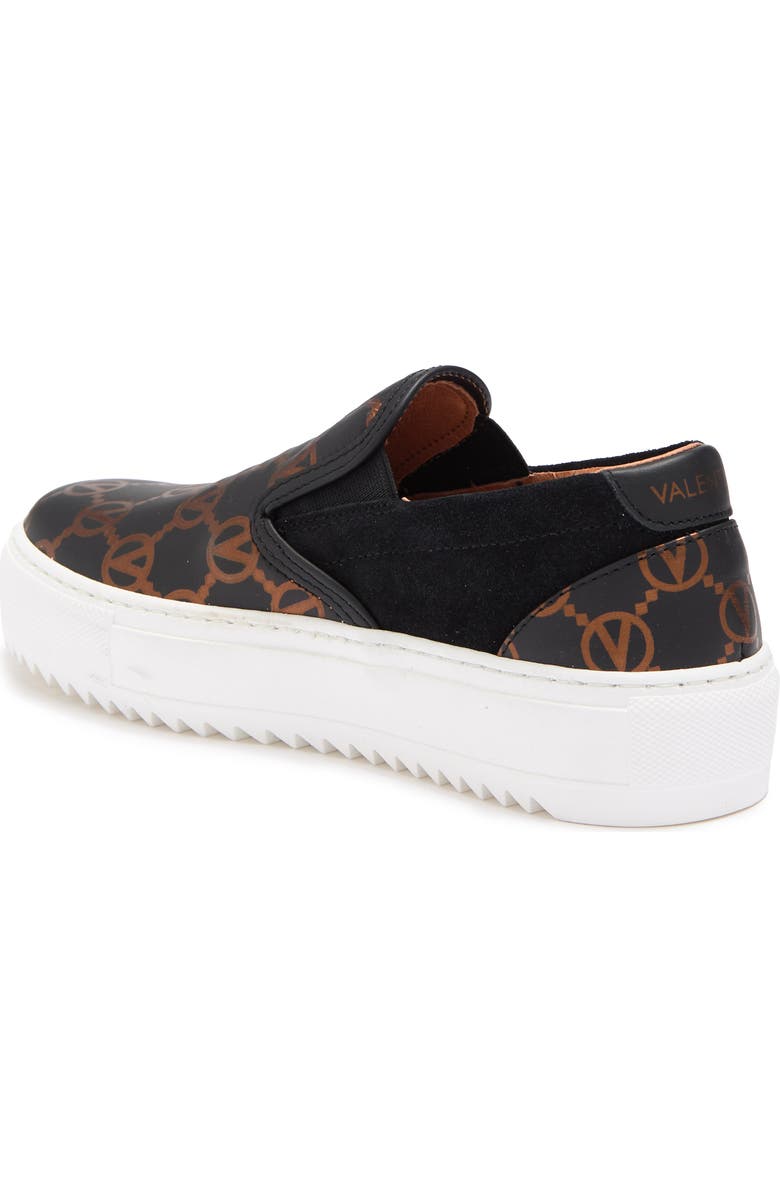 VALENTINO BY MARIO VALENTINO Regina Leather Platform Slip-On Sneaker, Alternate, color,