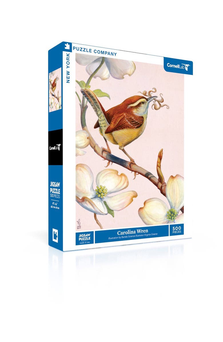 NEW YORK PUZZLE COMPANY Carolina Wren 500 Piece Puzzle, Alternate, color, NO COLOR
