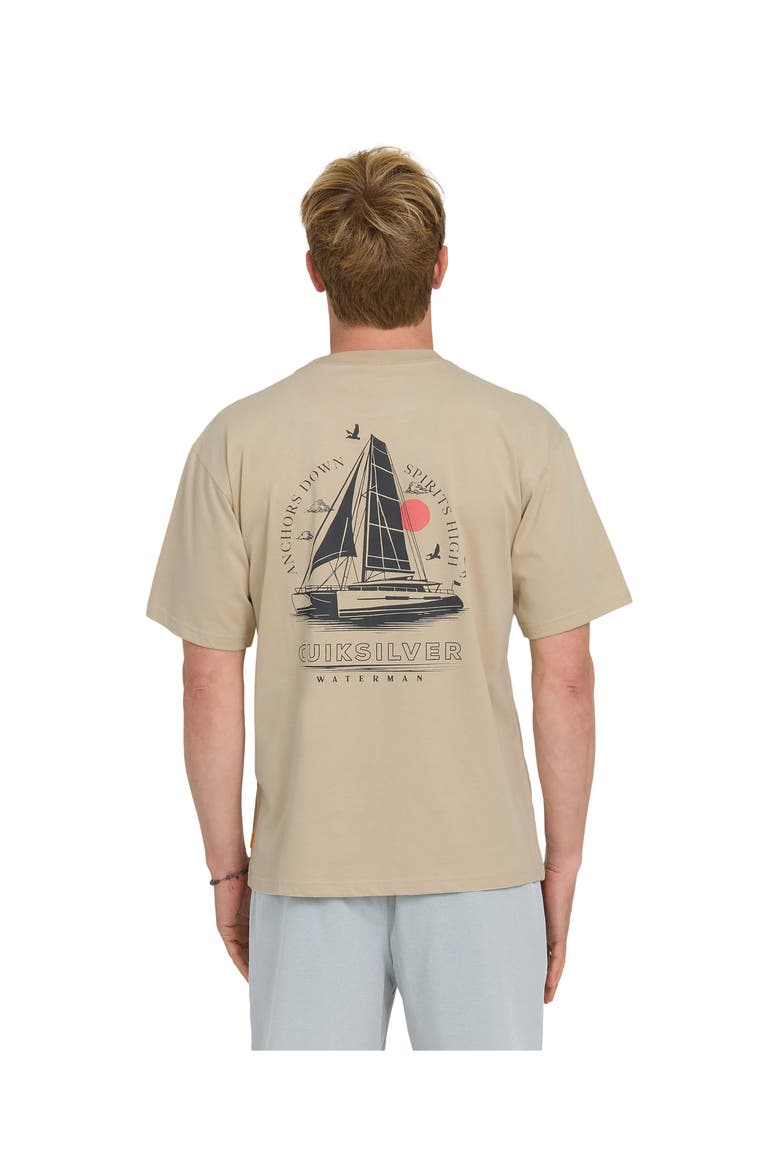 Anchors Down QMT0 Short Sleeve Shirt, Alternate, color, PLAZA TAUPE