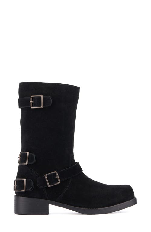 Vintage Foundry Katia Square Toe Boot In Black