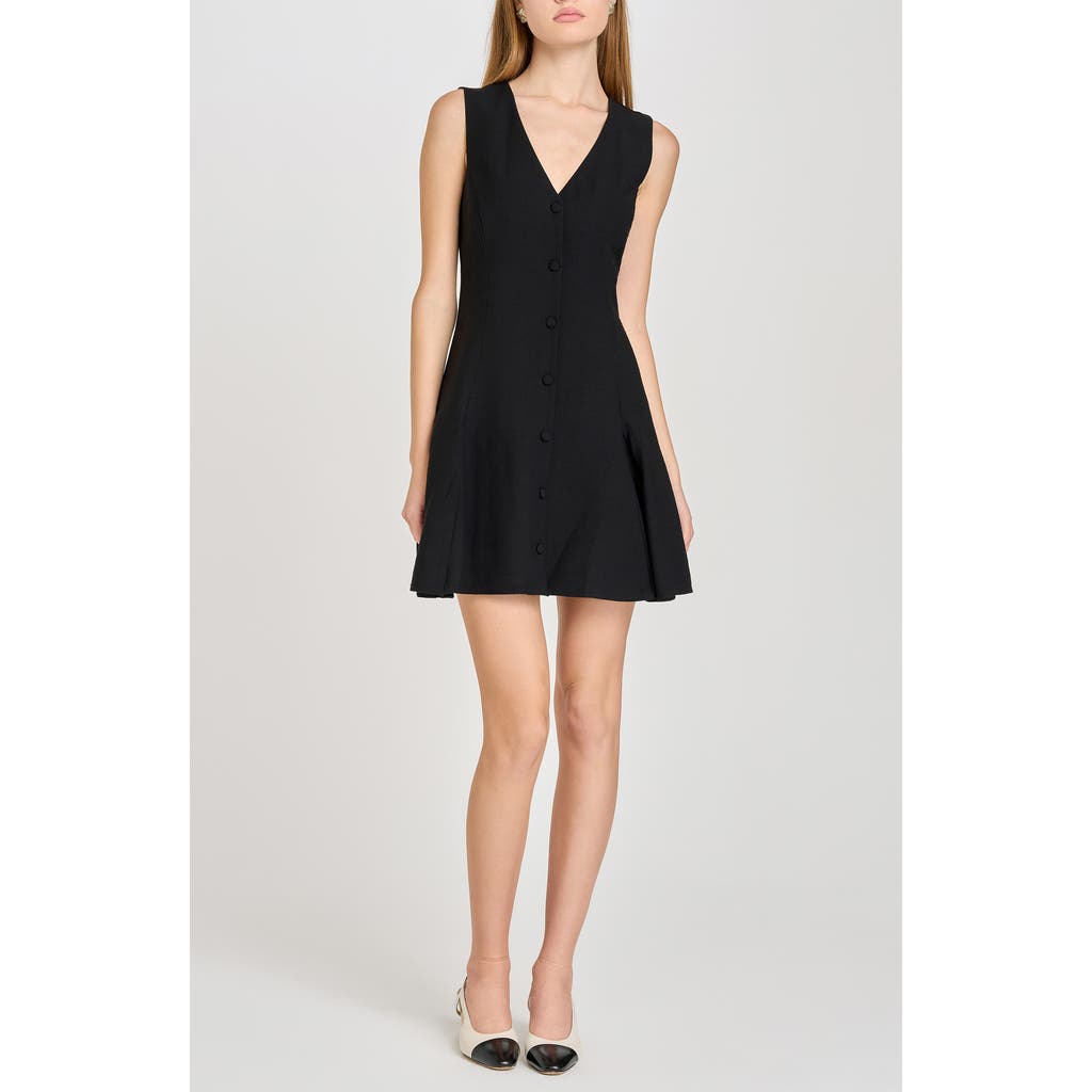 WAYF WAYF DARCY BUTTON-UP MINIDRESS