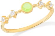 YS GEMS Round Mix Gemstone Ring
