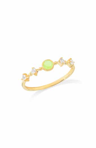 YS GEMS Round Mix Gemstone Ring