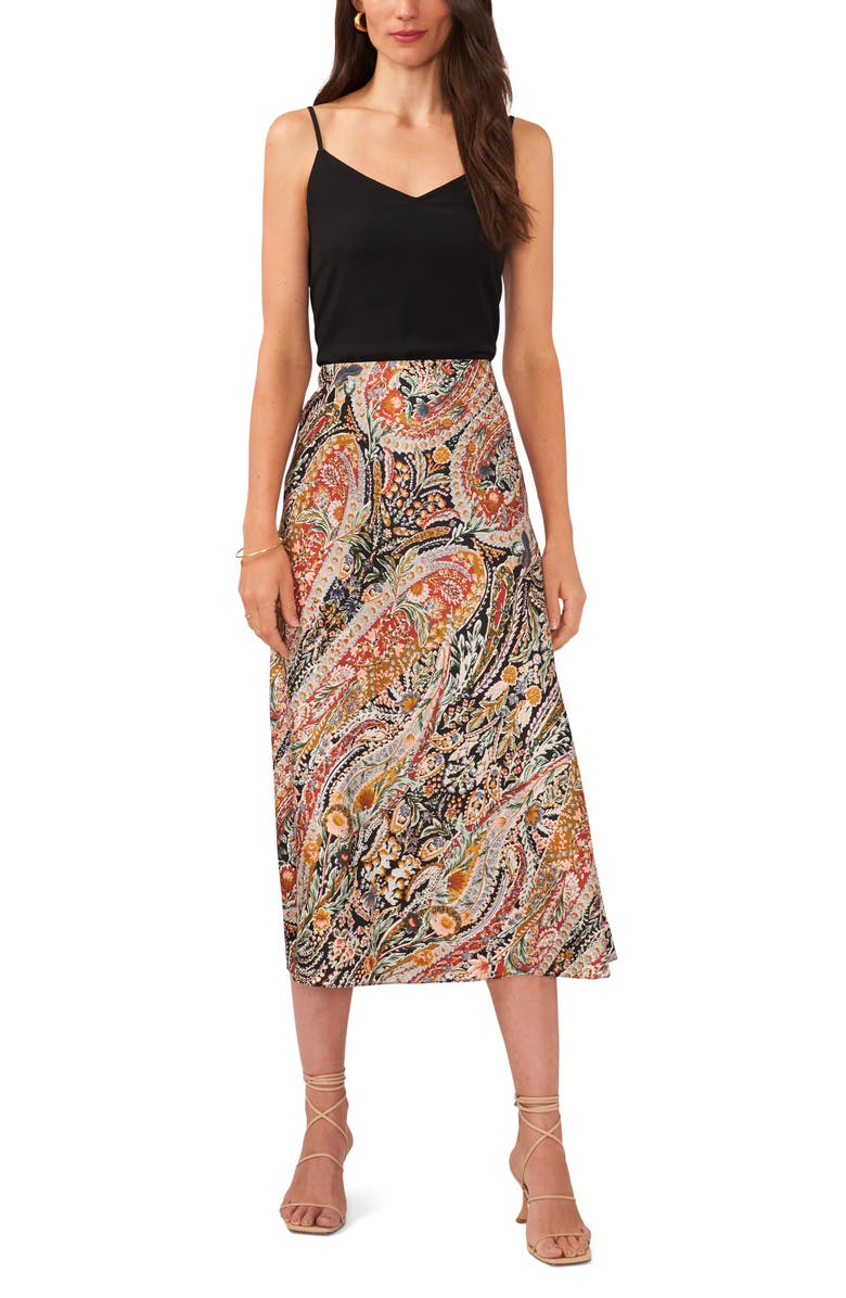 1.STATE Print Midi Skirt, Alternate, color, 