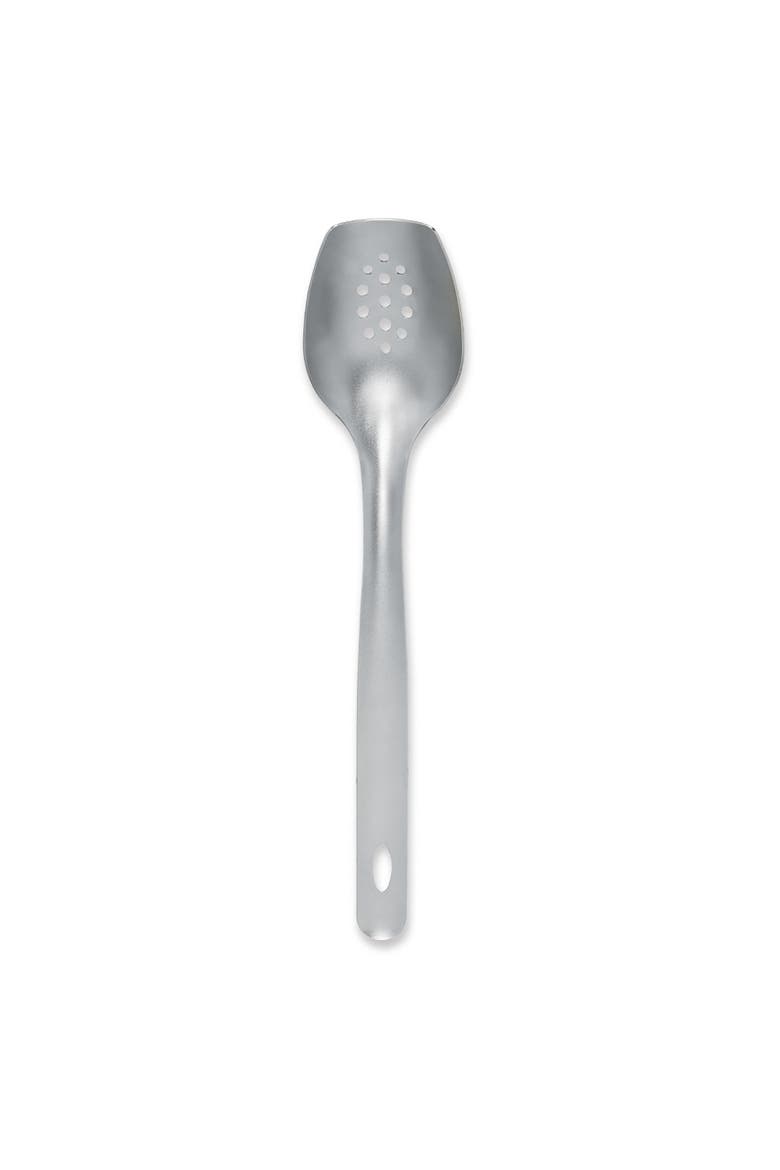 Cutlery Cook's Spoon Slotted, Main, color, Silver