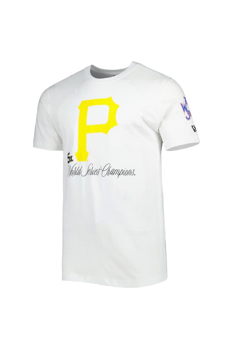 Men's New Era White Pittsburgh Pirates Historical Championship T-Shirt, Alternate, color, White