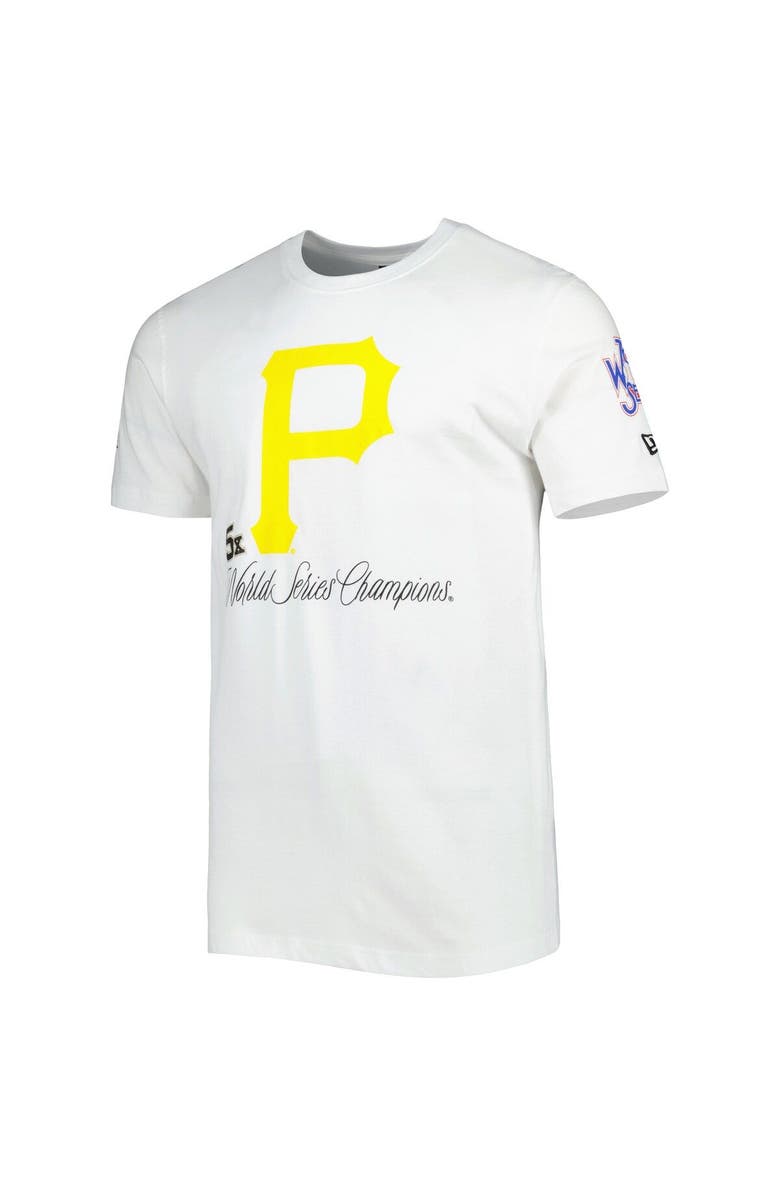 New Era Men's New Era White Pittsburgh Pirates Historical Championship T-Shirt, Alternate, color, White
