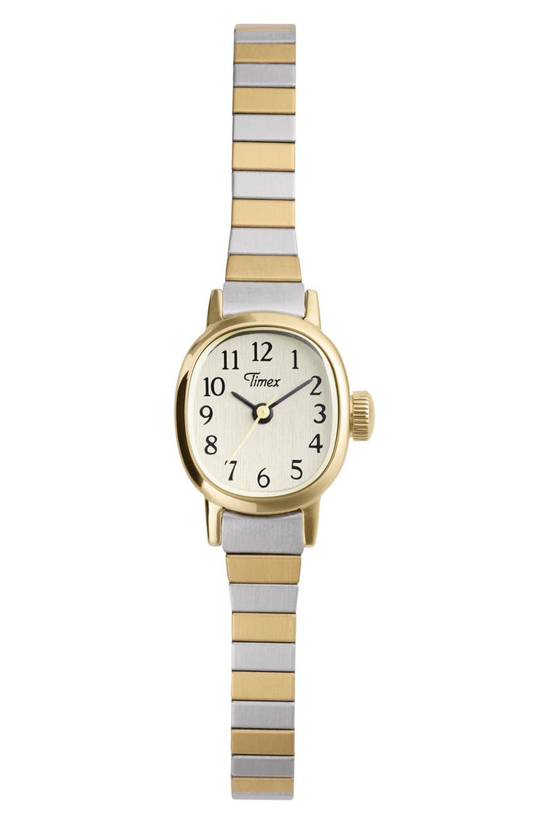 Cavatina® Mini Two-Tone Bracelet Watch, 17mm, Main, color, GOLD-TONE