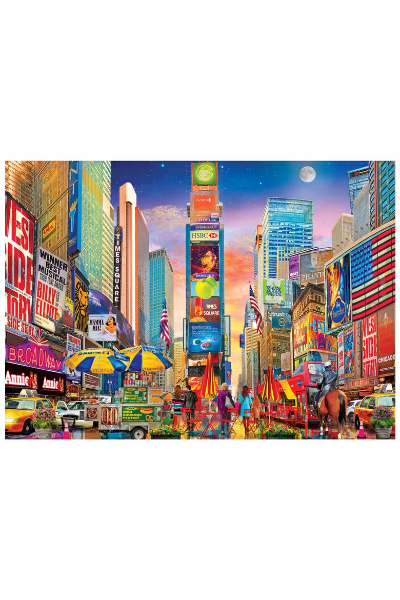Broadway, Times Square 500 Piece Puzzle, Alternate, color, Multicolor