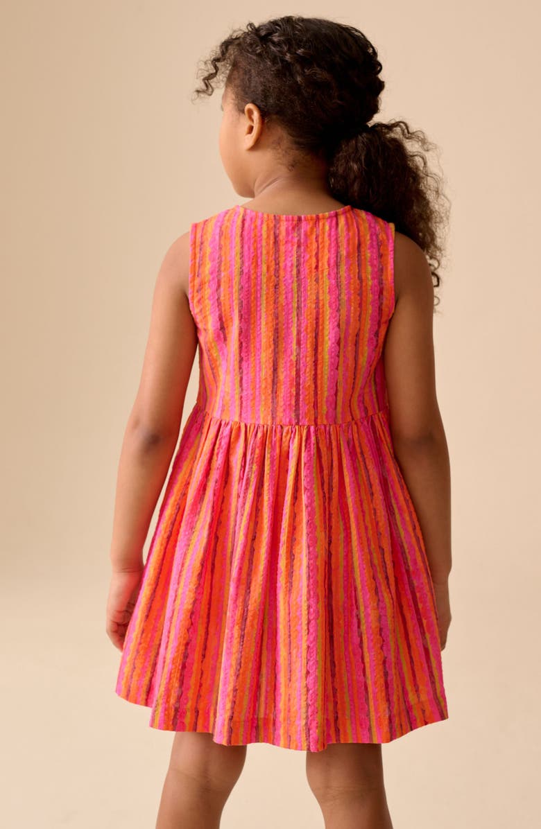 NEXT Kids' Stripe Cotton Seersucker Dress, Alternate, color, Multi