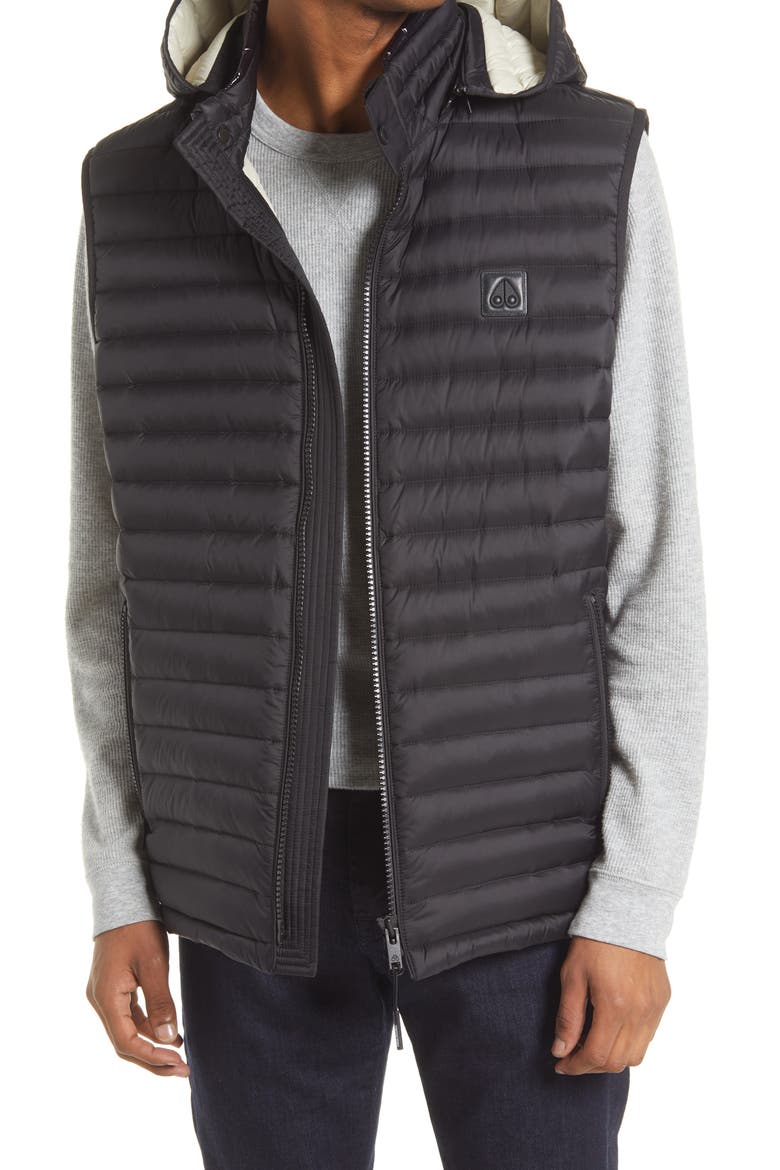 Men's Riggin Water Repellent 800 Fill Power Down Vest, Main, color, BLACK