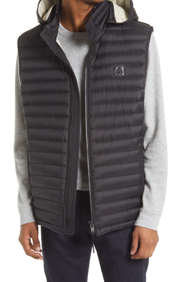 Moose Knuckles Men's Riggin Water Repellent 800 Fill Power Down Vest, Main, color,