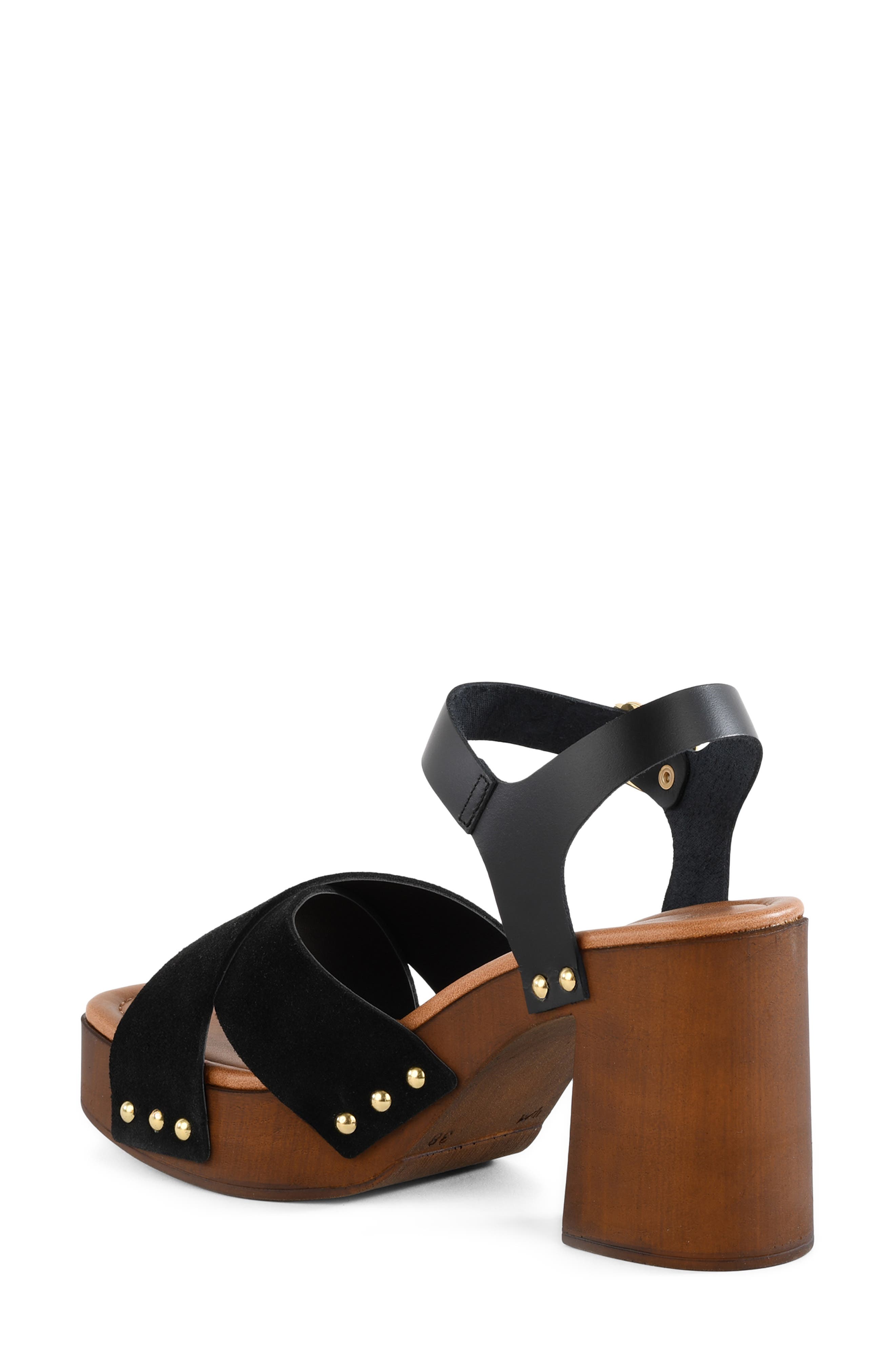 Seychelles Paloma 2 Ankle Strap Platform Sandal, Alternate, color, Black