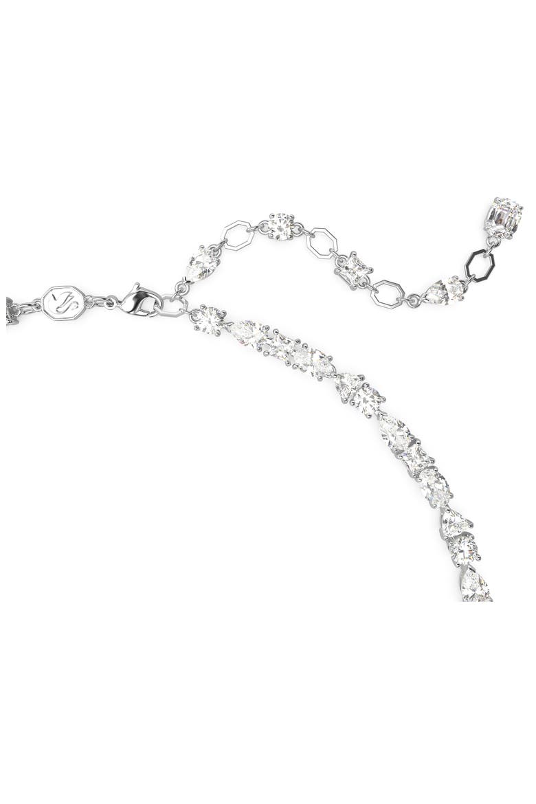 Mesmera Crystal Necklace, Alternate, color, SILVER