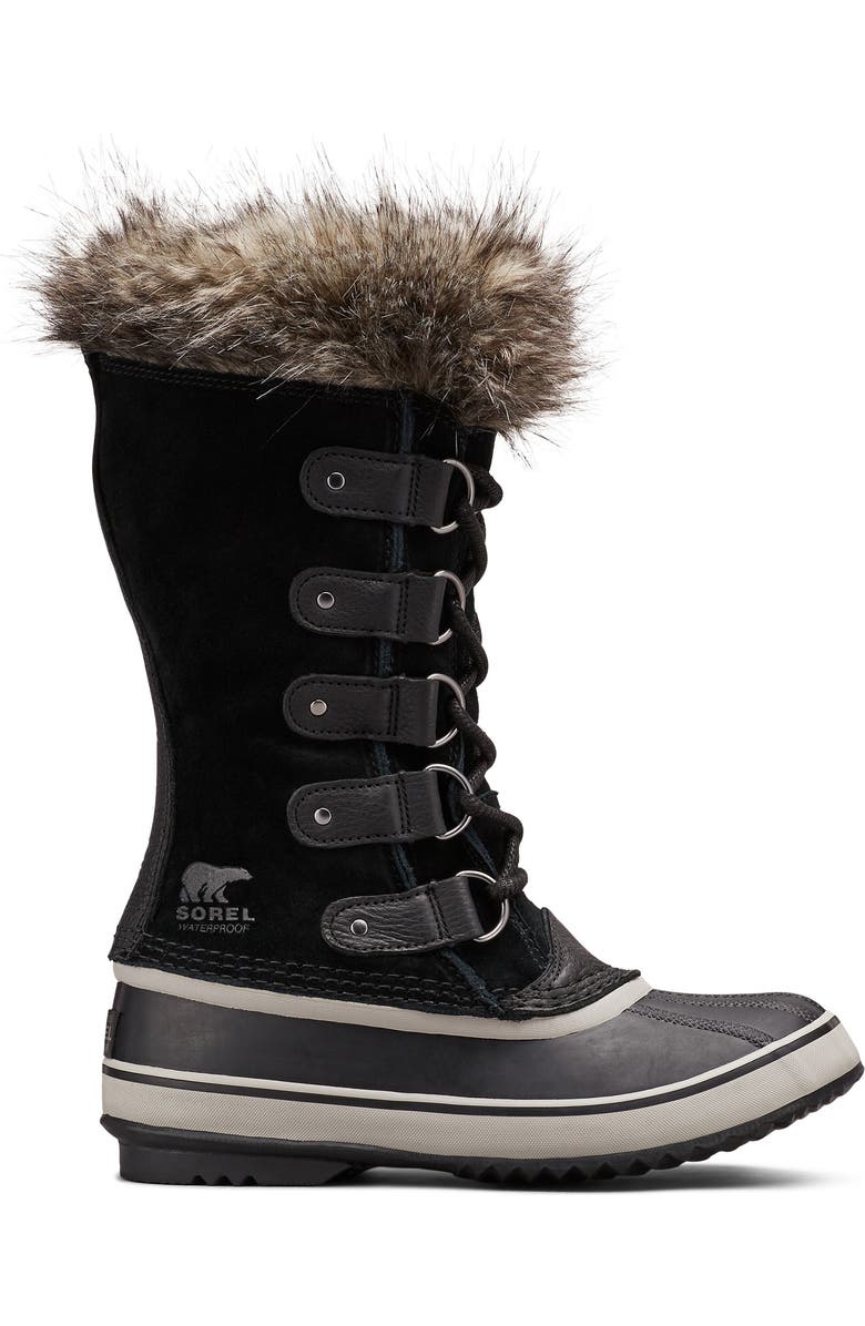 SOREL Joan of Arctic Waterproof Boot, Alternate, color, Black/ Quarry