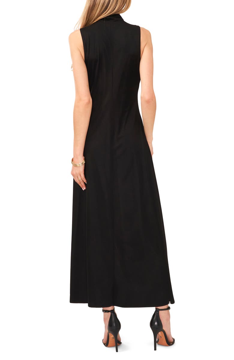 Vince Camuto Mock Neck Sleeveless Maxi Dress, Alternate, color, 