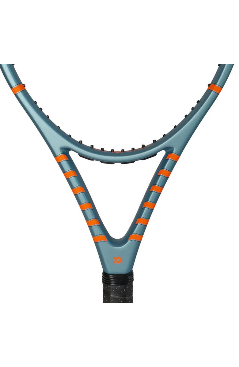 Volkl Vostra V3 Unstrung Tennis Racquet, Alternate, color, Blue/Orange