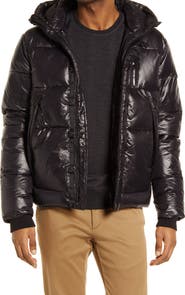 Noize Men's Hank Luxe Shine Puffer Coat