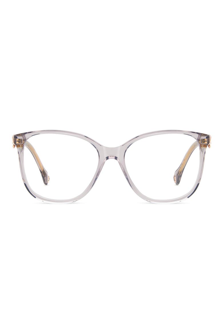 55mm Square Optical Glasses, Main, color, GREY