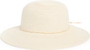Nine West Downbrim Straw Floppy Hat