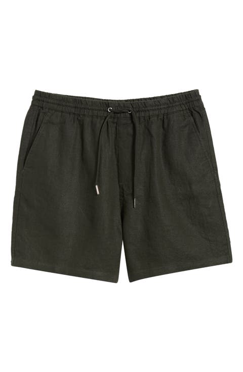 1454 Gregor Linen Drawstring Shorts
