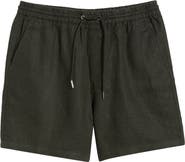 NN07 1454 Gregor Linen Drawstring Shorts
