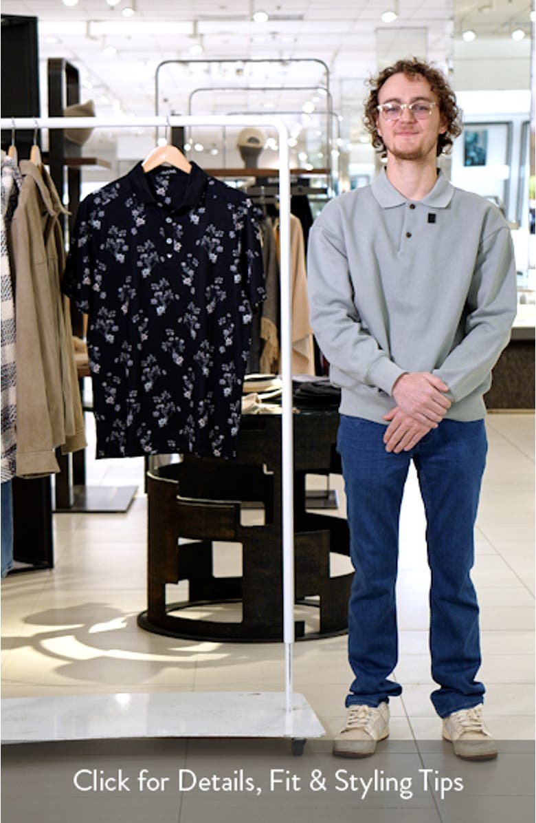 Floral Performance Golf Polo, sales video thumbnail