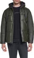 KARL LAGERFELD PARIS Hooded Puffer Jacket