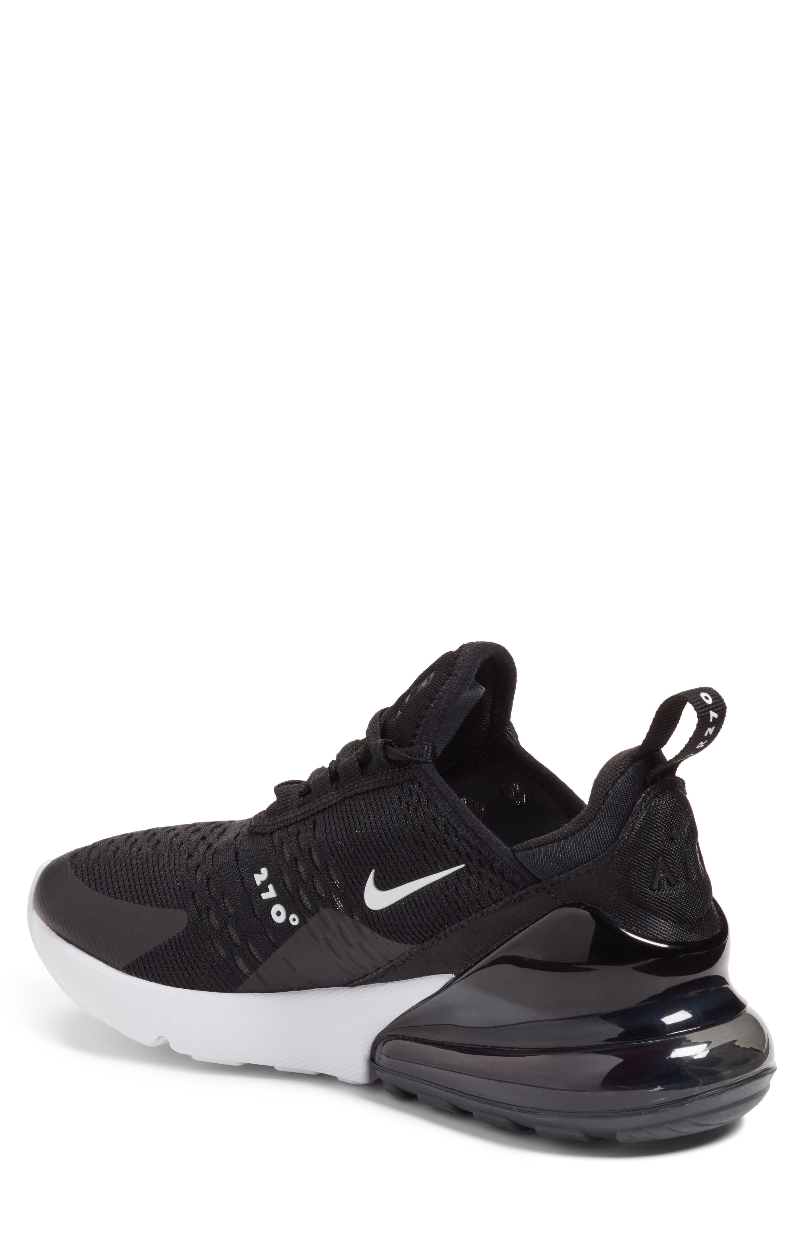 Nike Air Max 270 Sneaker, Alternate, color, 002 Black/Anthracite
