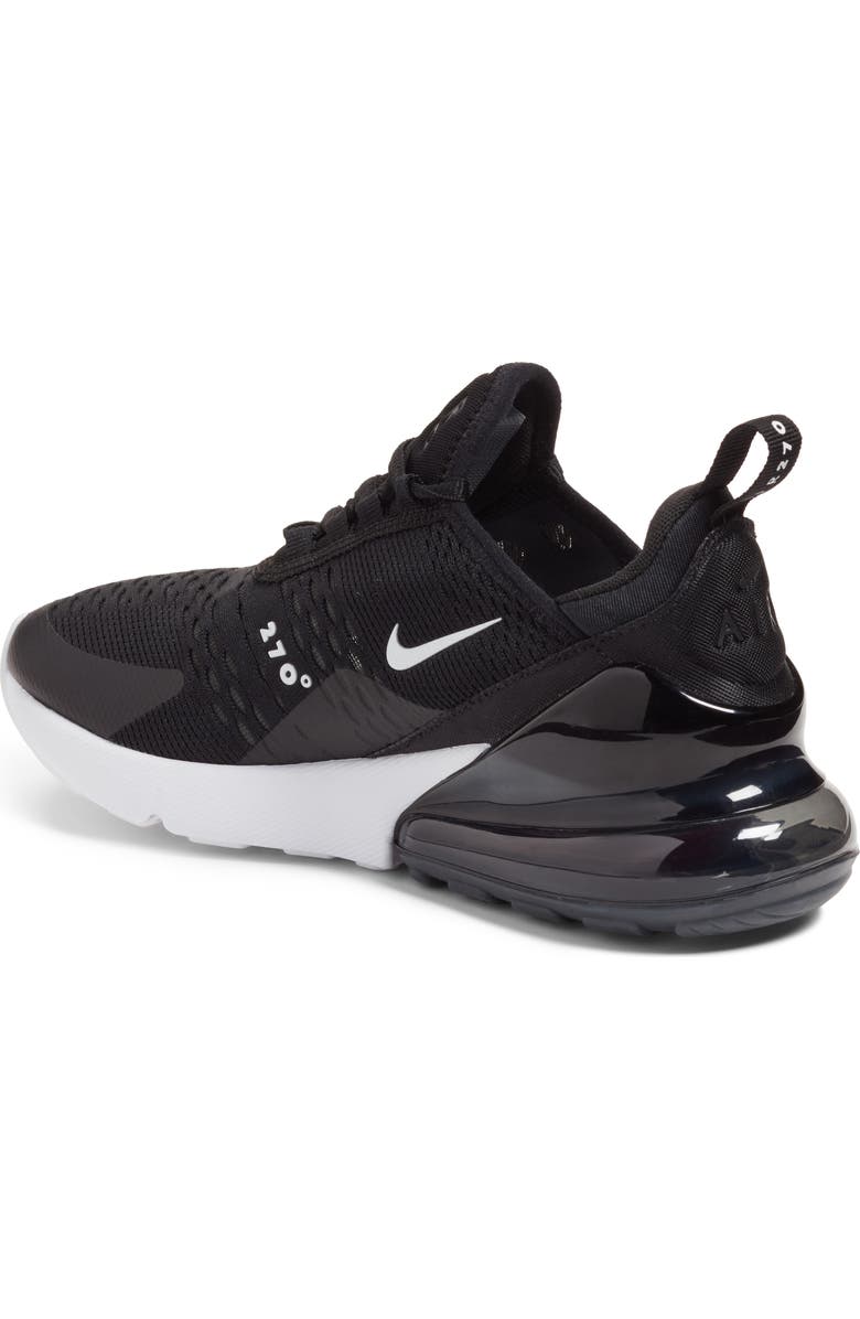 Nike Air Max 270 Sneaker, Alternate, color, 002 Black/Anthracite