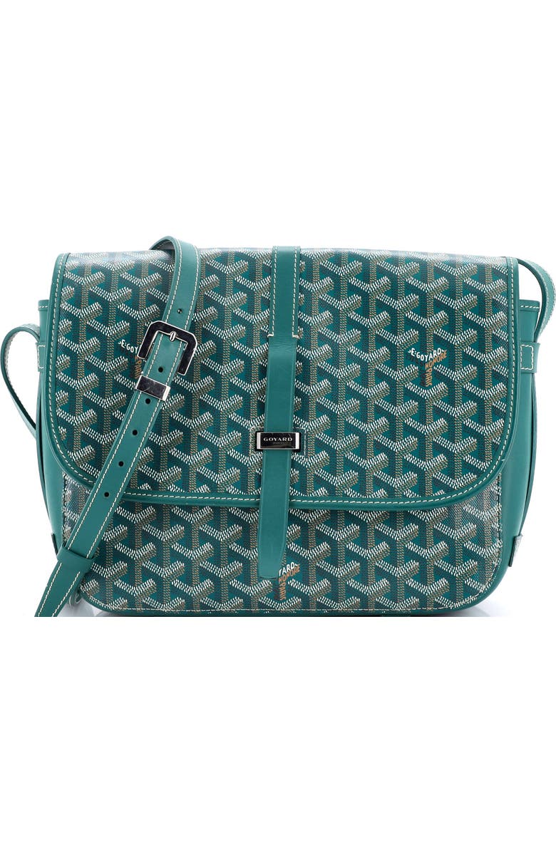 Pre-Owned Goyard Belvedere II Messenger Bag Coated Canvas MM, Main, color,