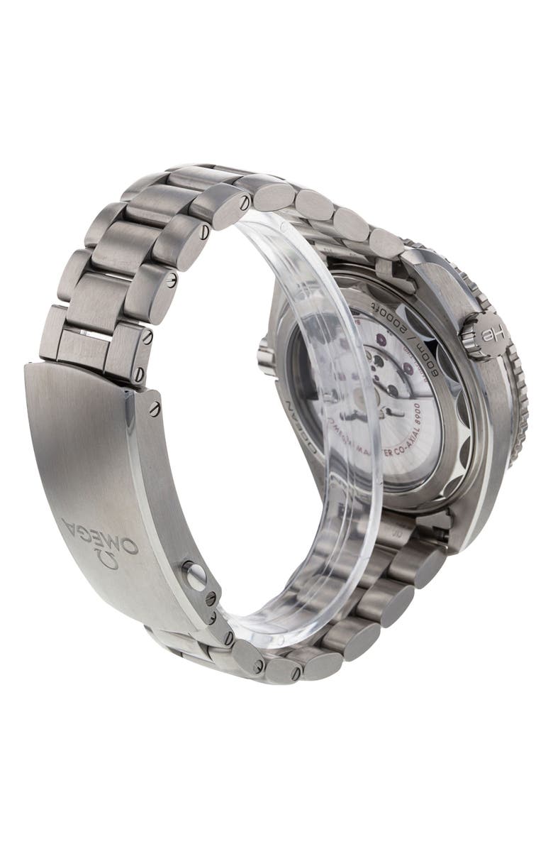 Watchfinder & Co. Omega Preowned 2021 Planet Ocean Bracelet Watch, 44mm, Alternate, color,