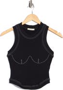 DRESS TO TANK BUST DETAIL TOP