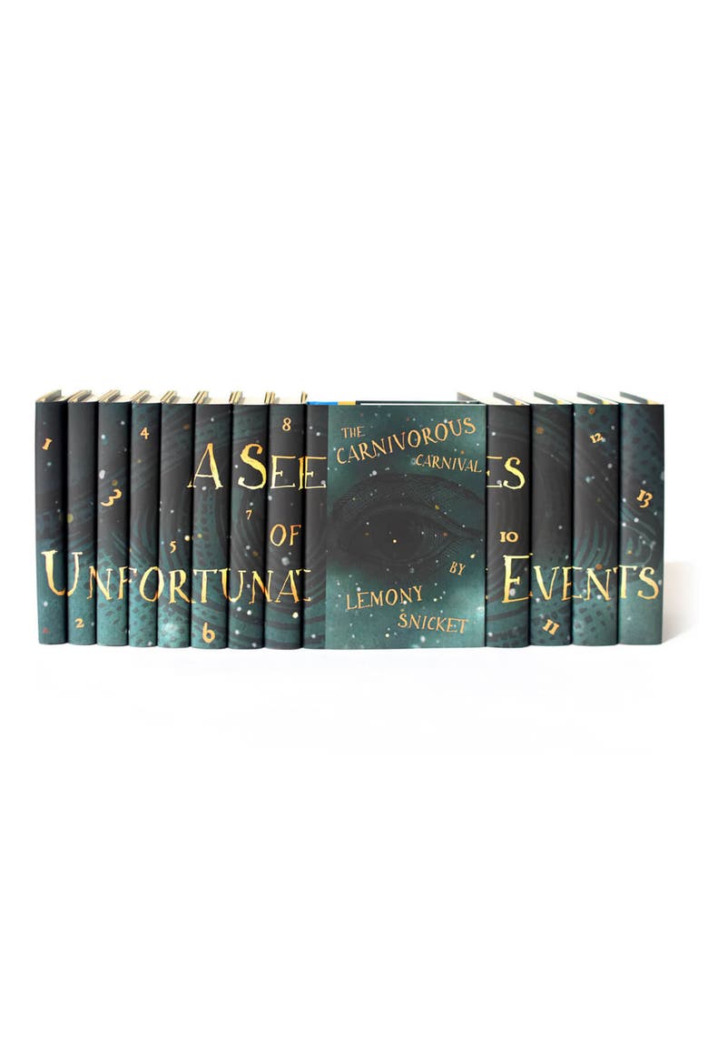 Lemony Snicket's A Series of Unfortunate Events Book Set, Alternate, color, Teal
