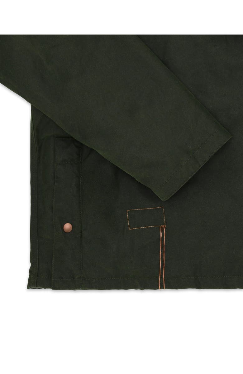 Fortela Bristol Waxed Cotton Jacket, Alternate, color, Forest Green
