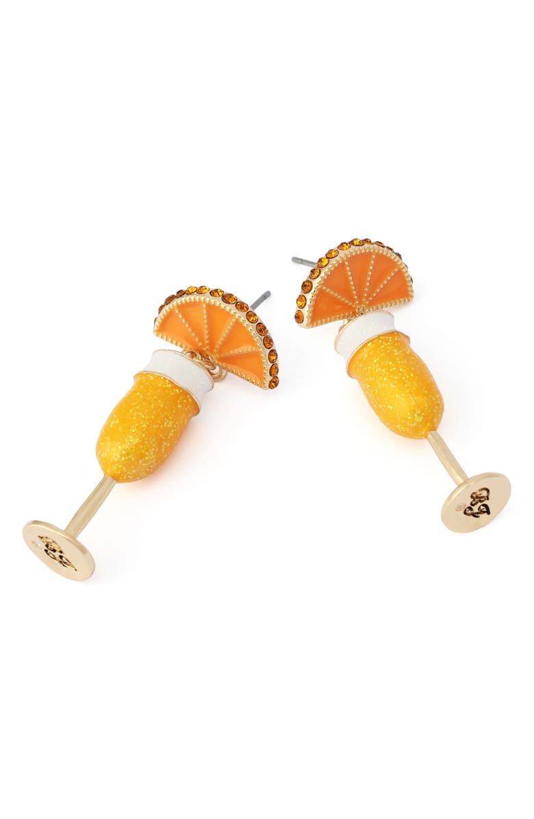 Betsey Johnson Mimosa Drop Earrings, Alternate, color,