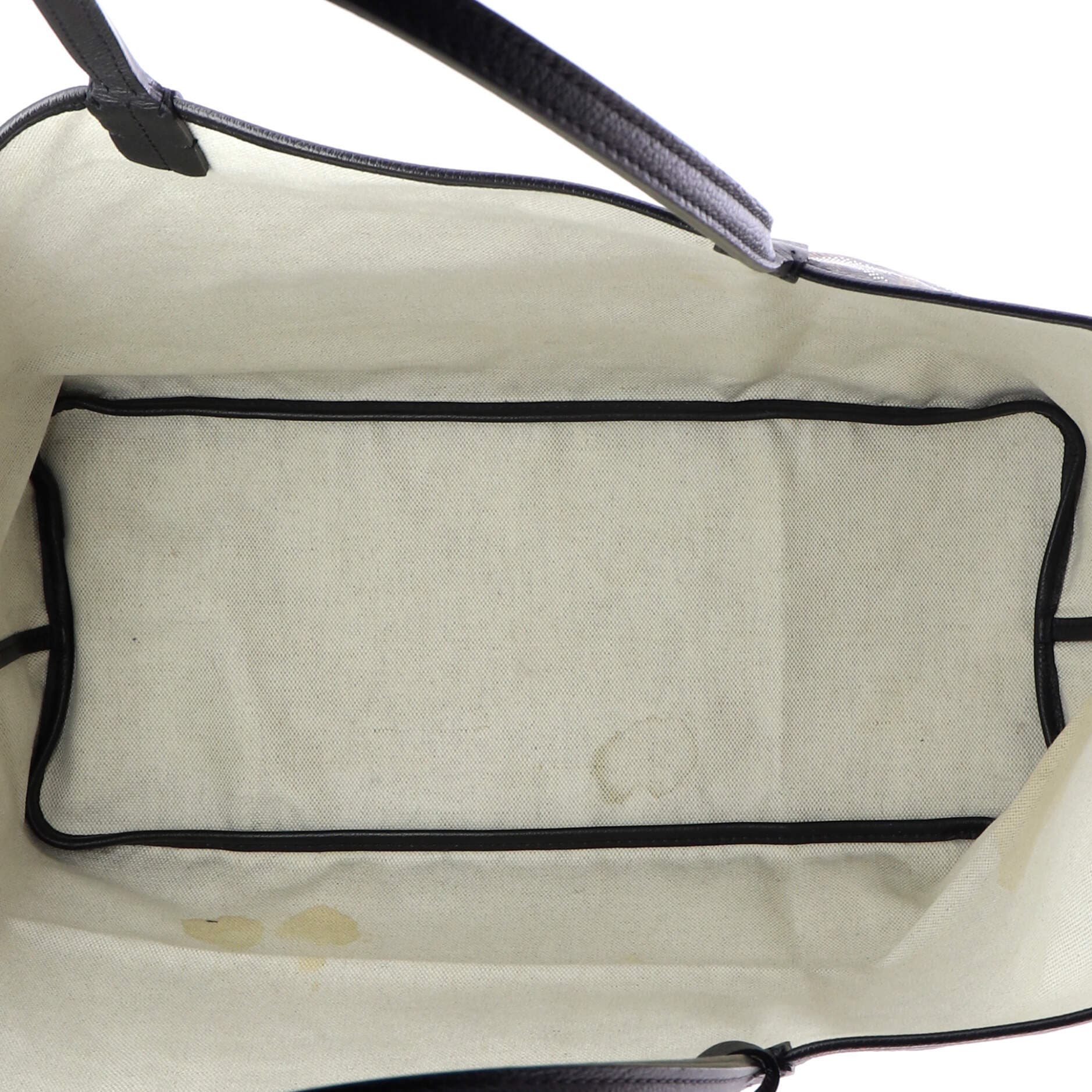 Pre-Owned Goyard Saint Louis Tote Coated Canvas PM, Alternate, color, Black